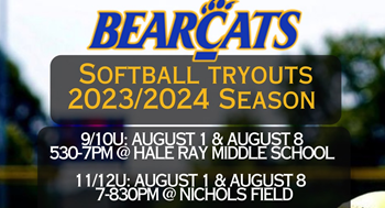 2023 Bearcats Softball Tryouts